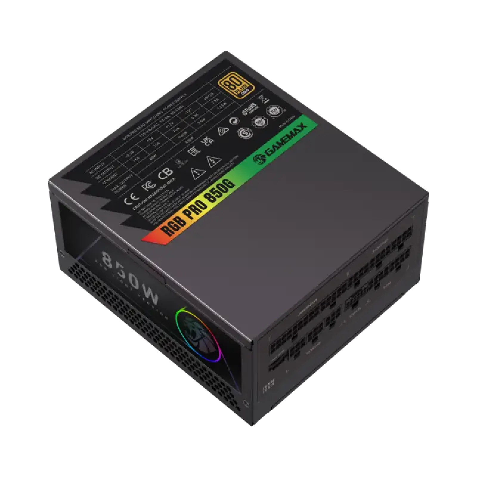 Блок живлення GameMax RGB PRO 850G UA