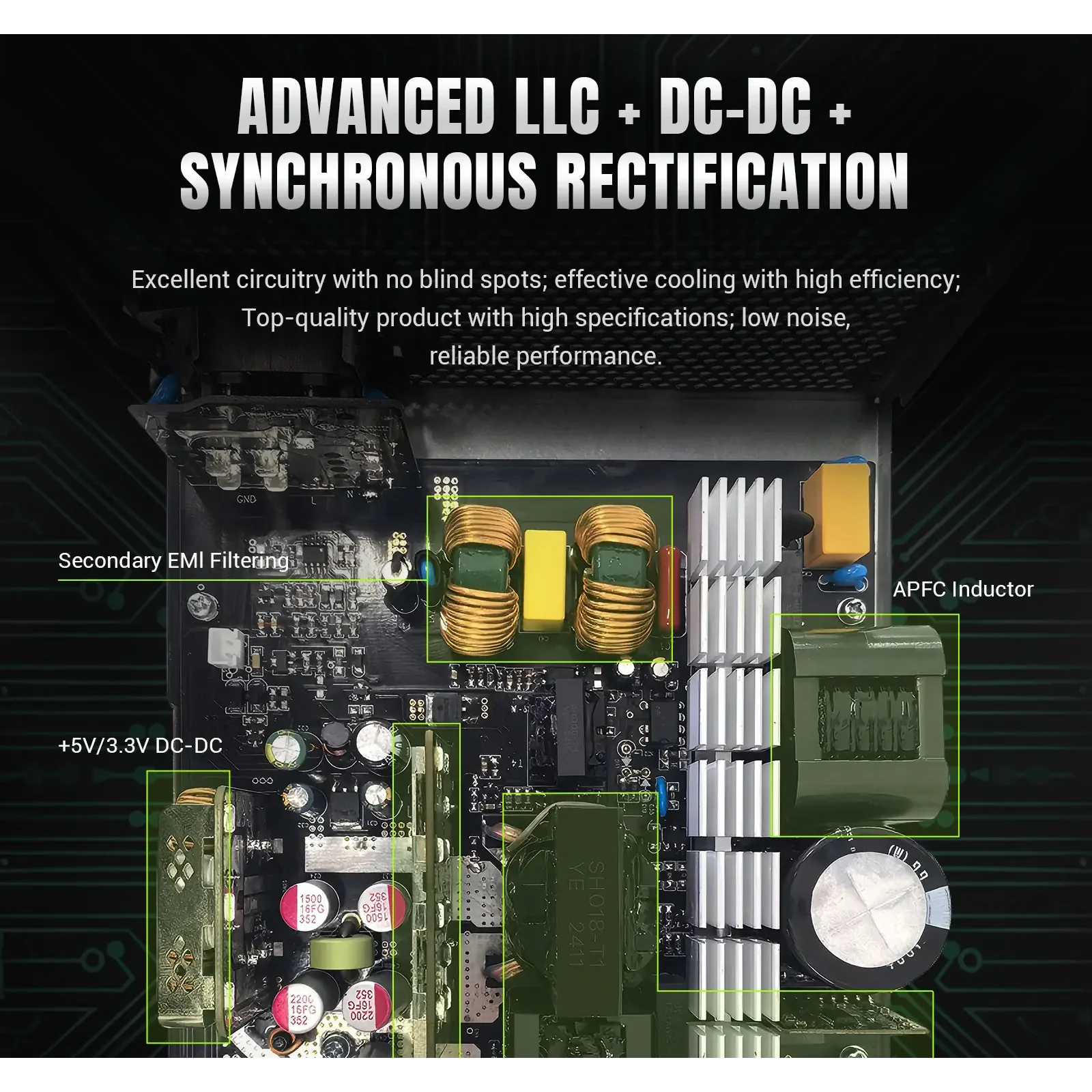 Блок живлення GameMax RGB PRO 850G WH UA