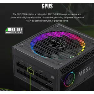 Блок живлення GameMax RGB PRO 750G UA