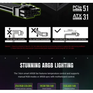 Блок живлення GameMax RGB PRO 750G UA