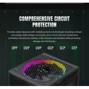Блок живлення GameMax RGB PRO 750G UA