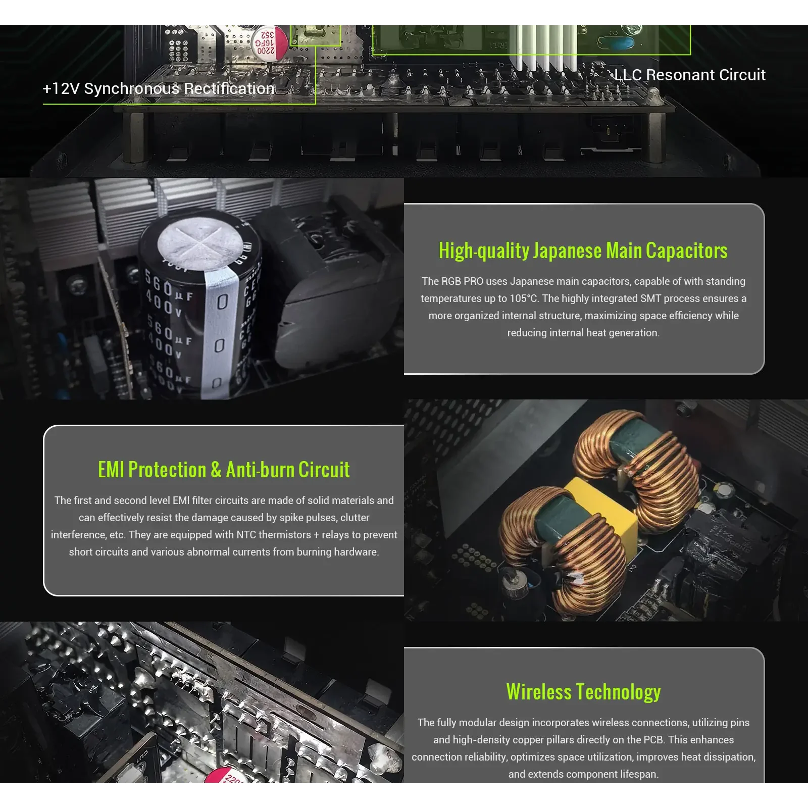 Блок живлення GameMax RGB PRO 750G WH UA