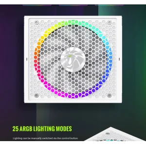 Блок живлення GameMax RGB PRO 750G WH UA