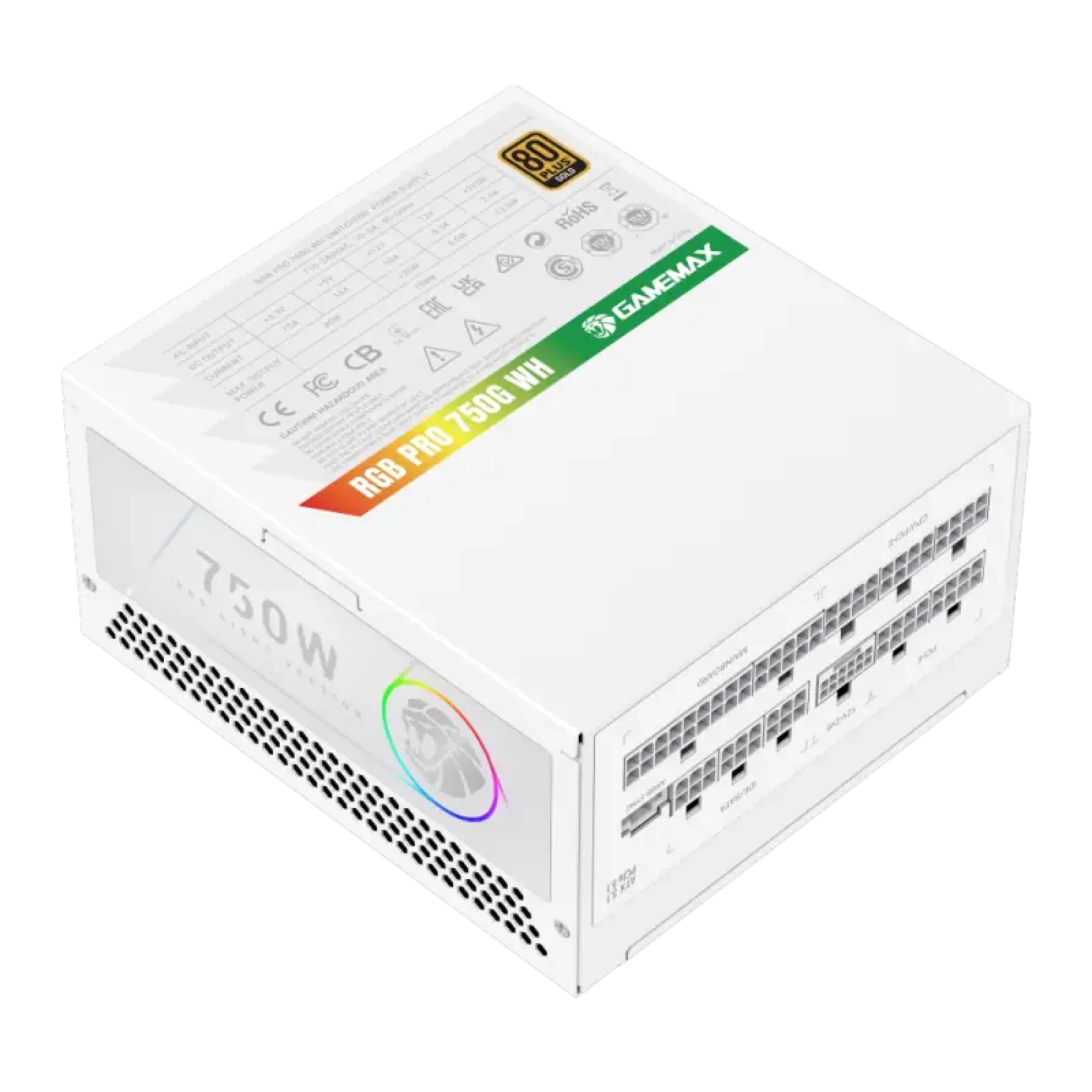 Блок живлення GameMax RGB PRO 750G WH UA