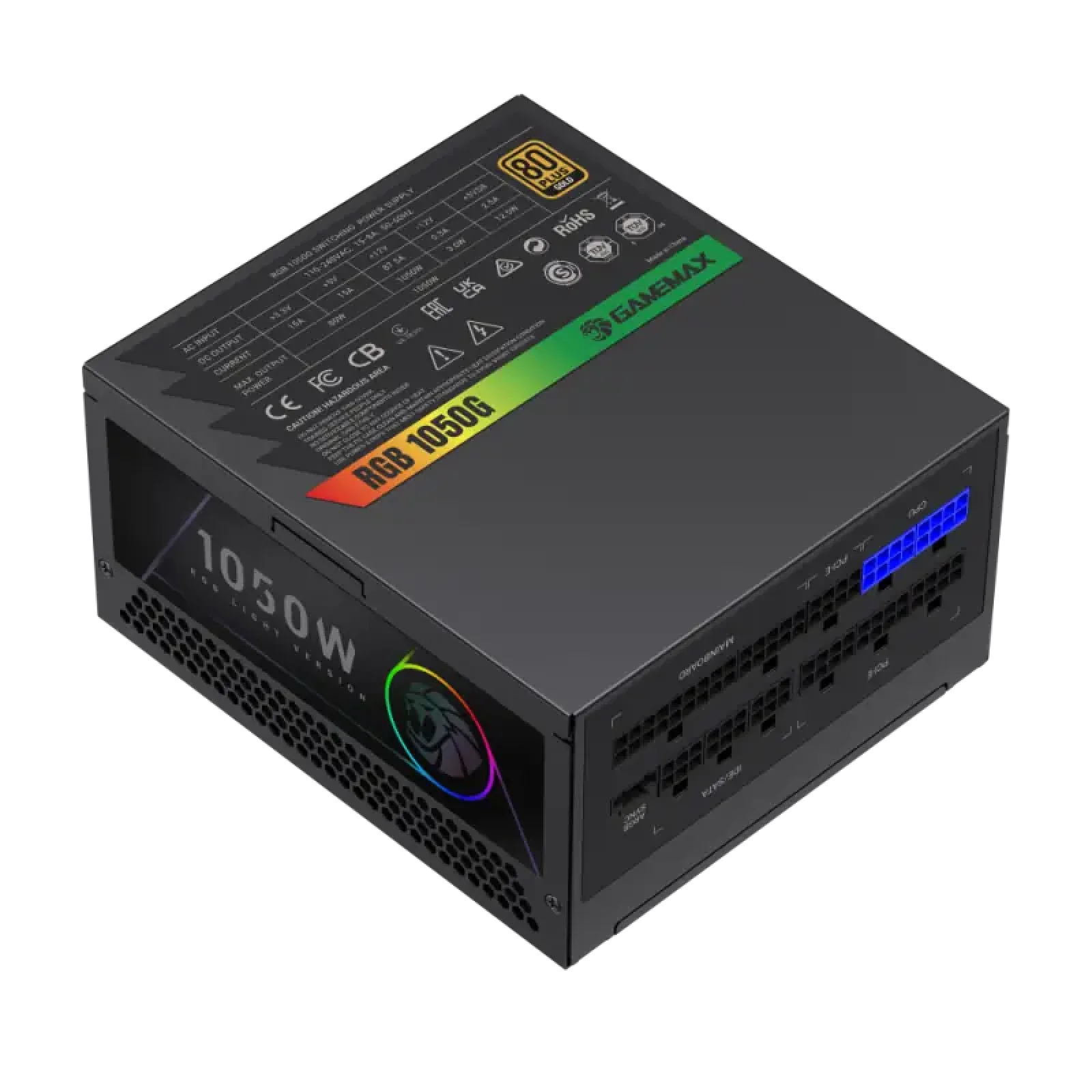 Блок живлення GameMax RGB 1050G UA
