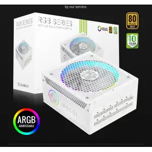 Блок живлення GameMax RGB 1050G WH UA