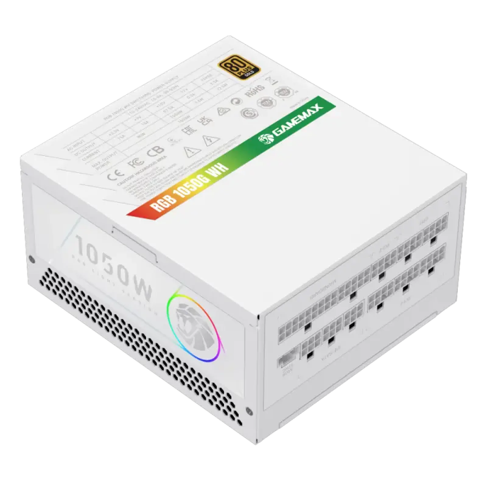 Блок живлення GameMax RGB 1050G WH UA