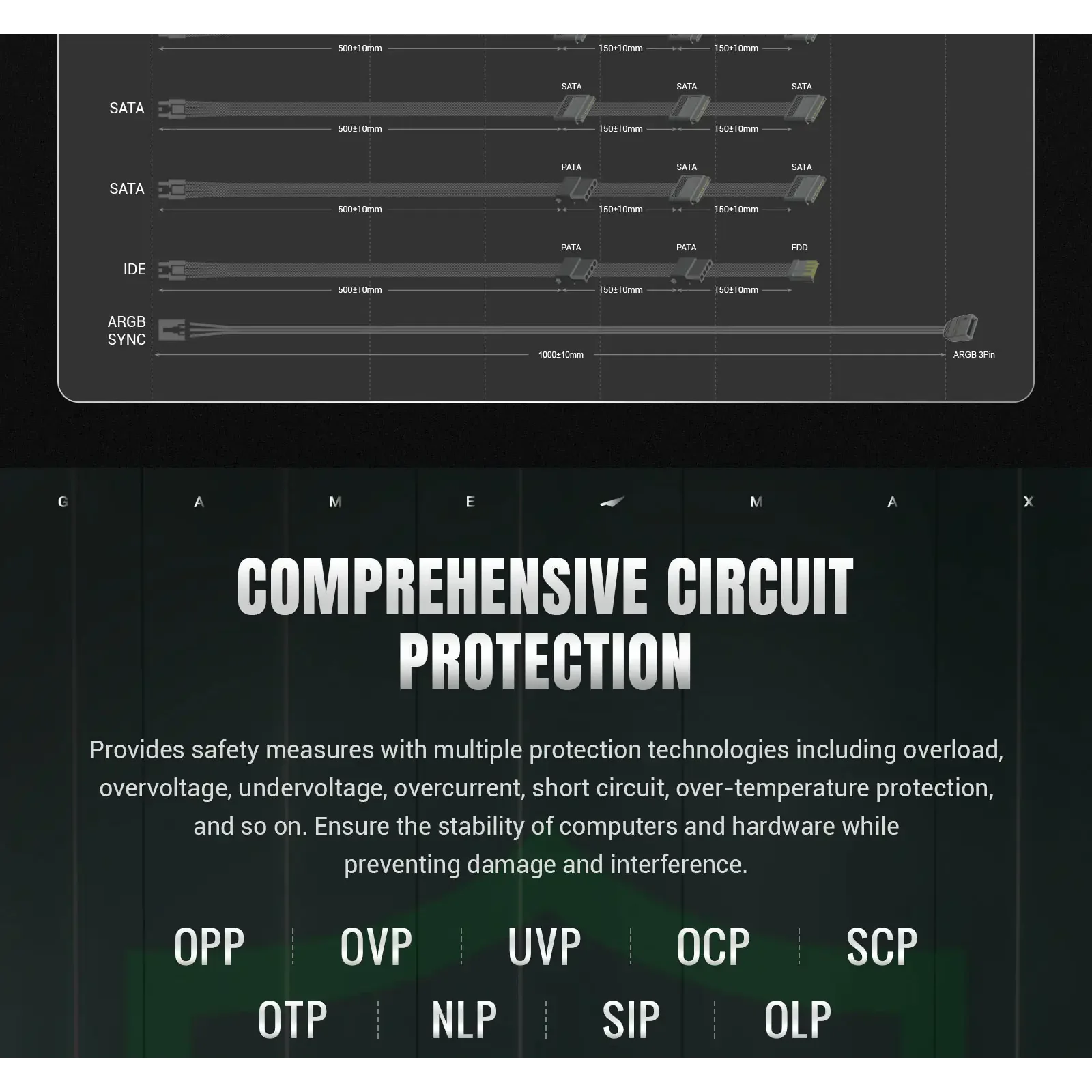 Блок живлення GAMEMAX RGB 850G UA
