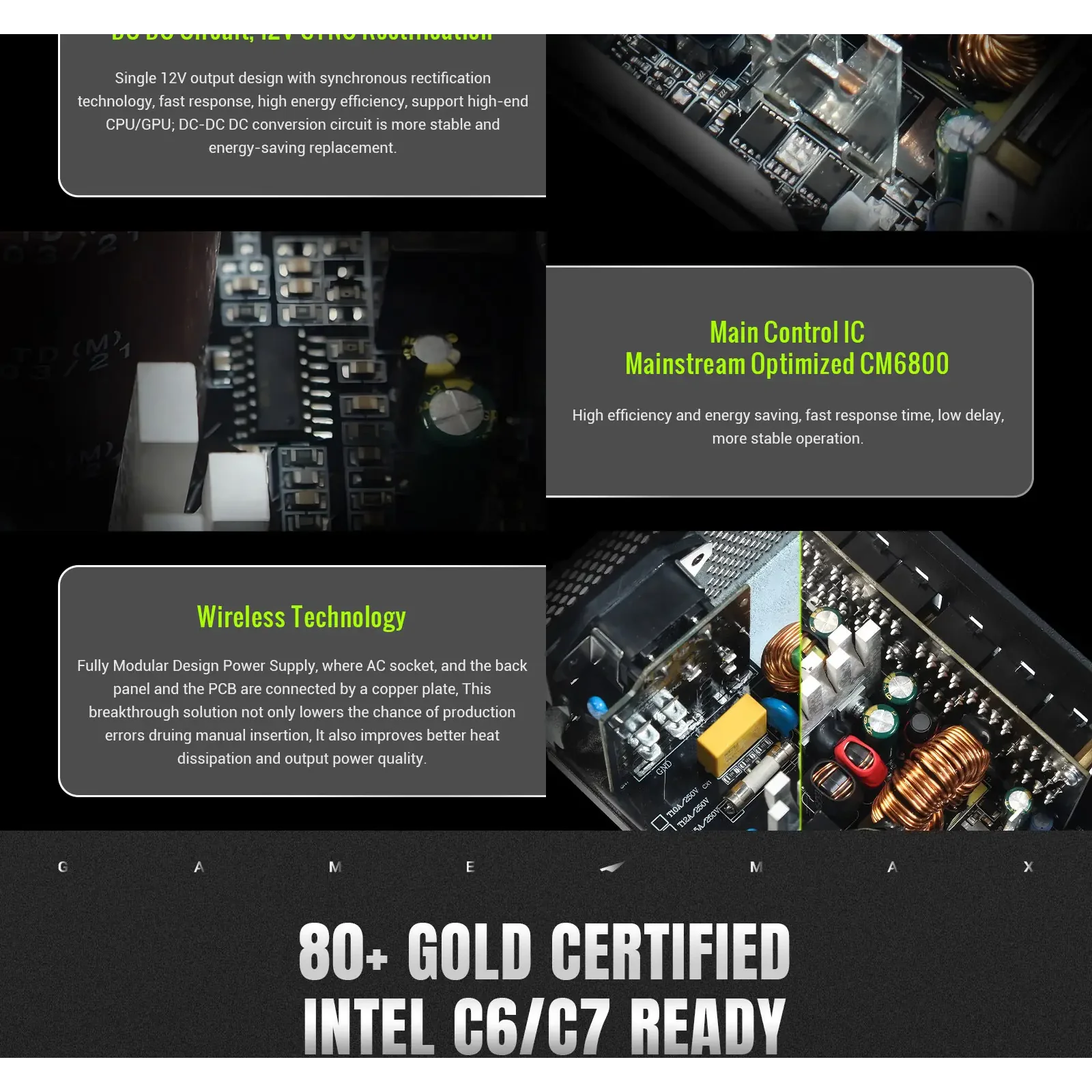 Блок живлення GameMax RGB 750G UA