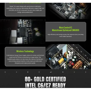 Блок живлення GameMax RGB 750G UA