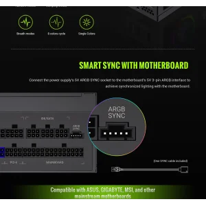 Блок живлення GameMax RGB 750G UA