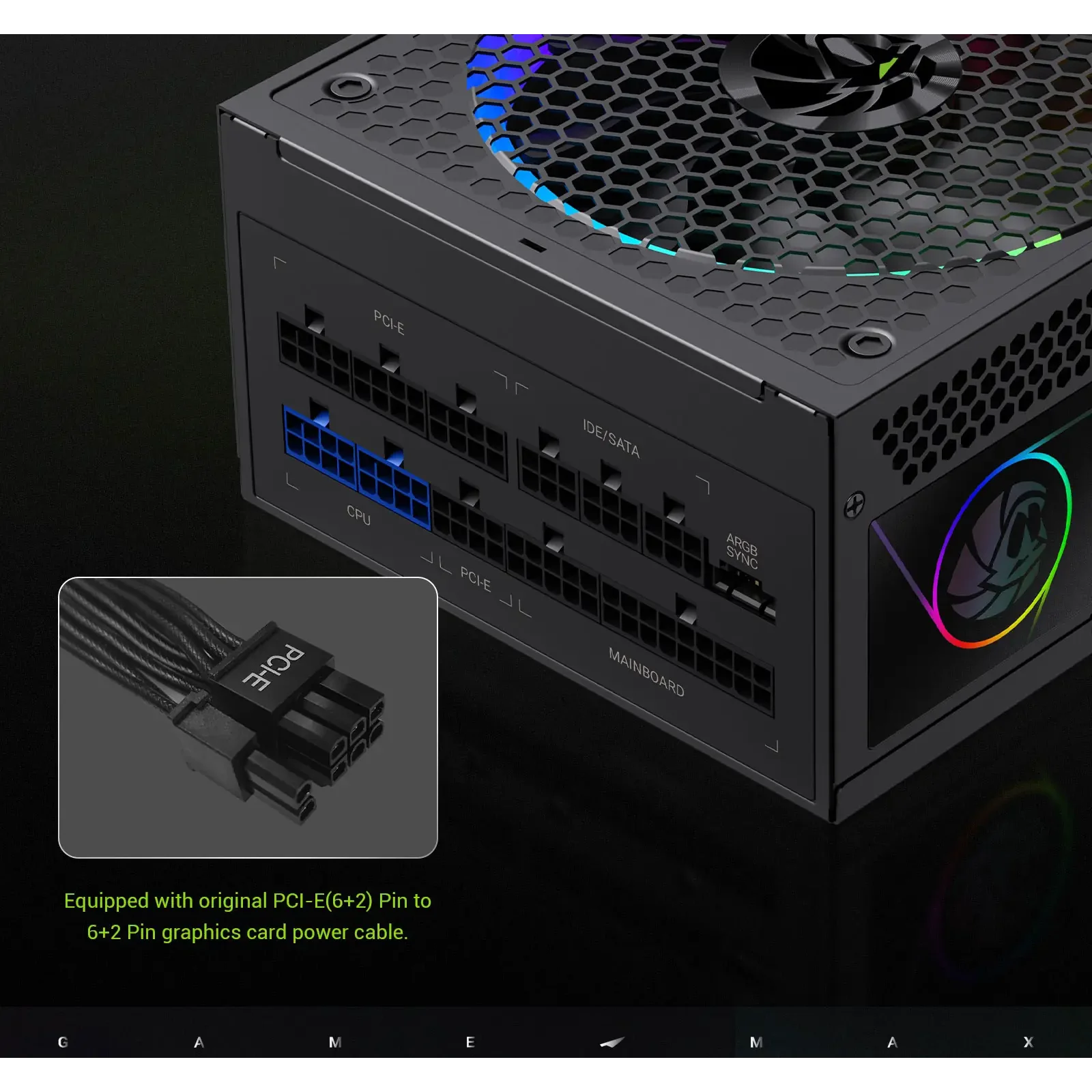 Блок живлення GameMax RGB 750G UA