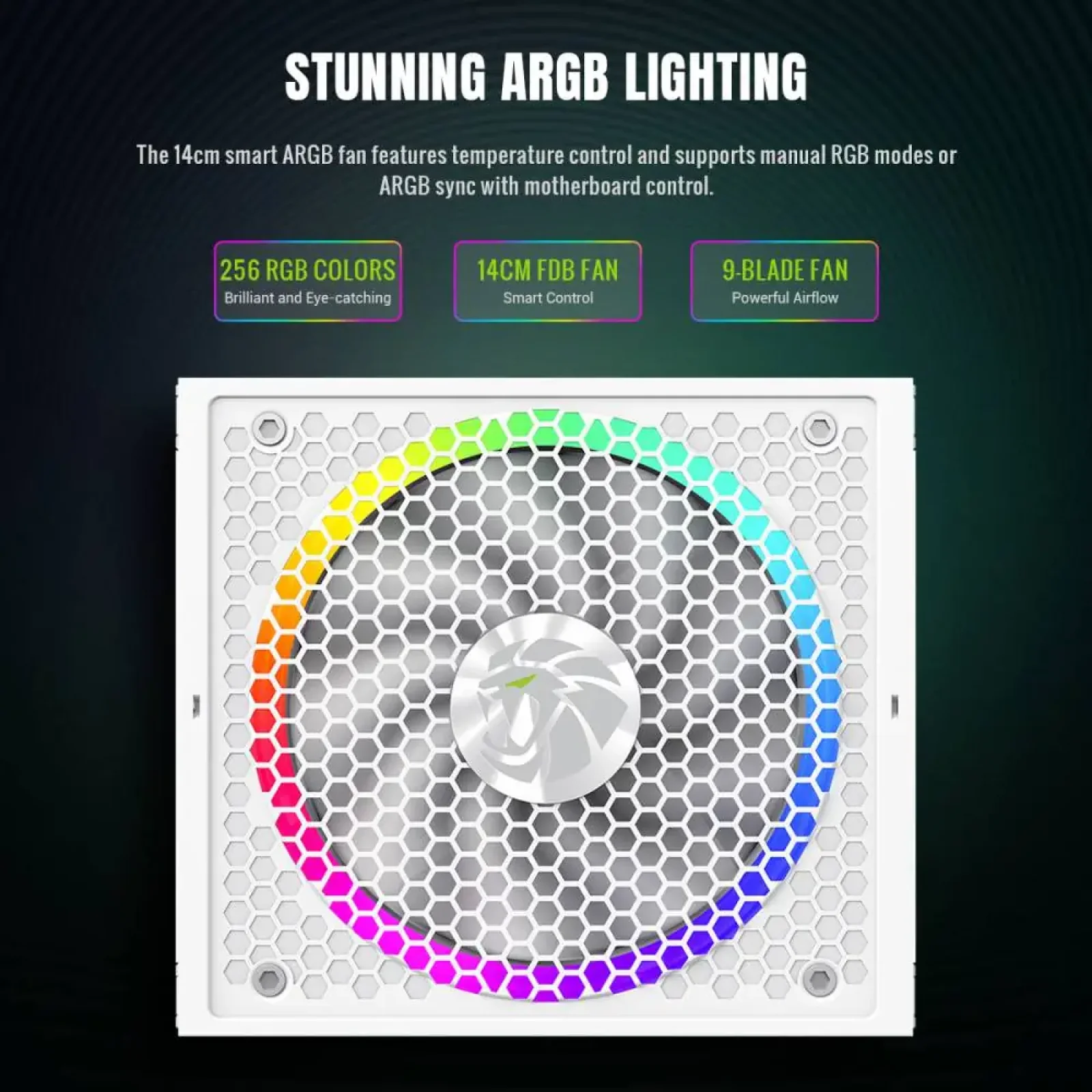 Блок живлення GameMax RGB 750G WH UA