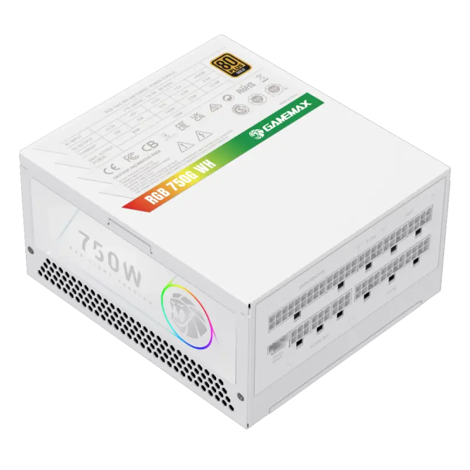 Блок живлення GameMax RGB 750G WH UA