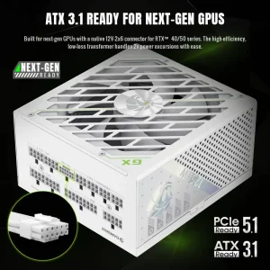 Блок живлення GameMax GX PRO 1250G WH UA