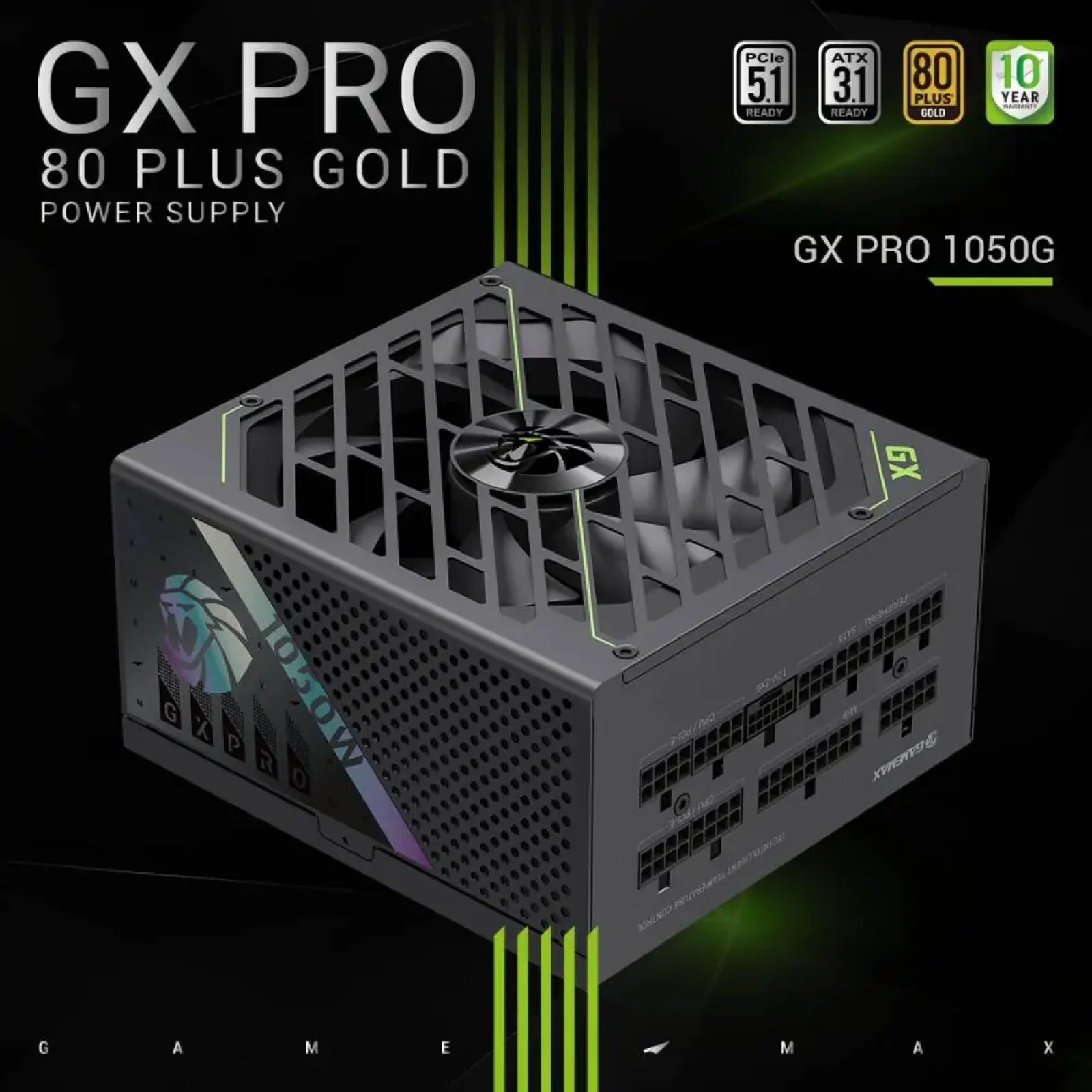 Блок живлення GameMax GX PRO 1050G UA