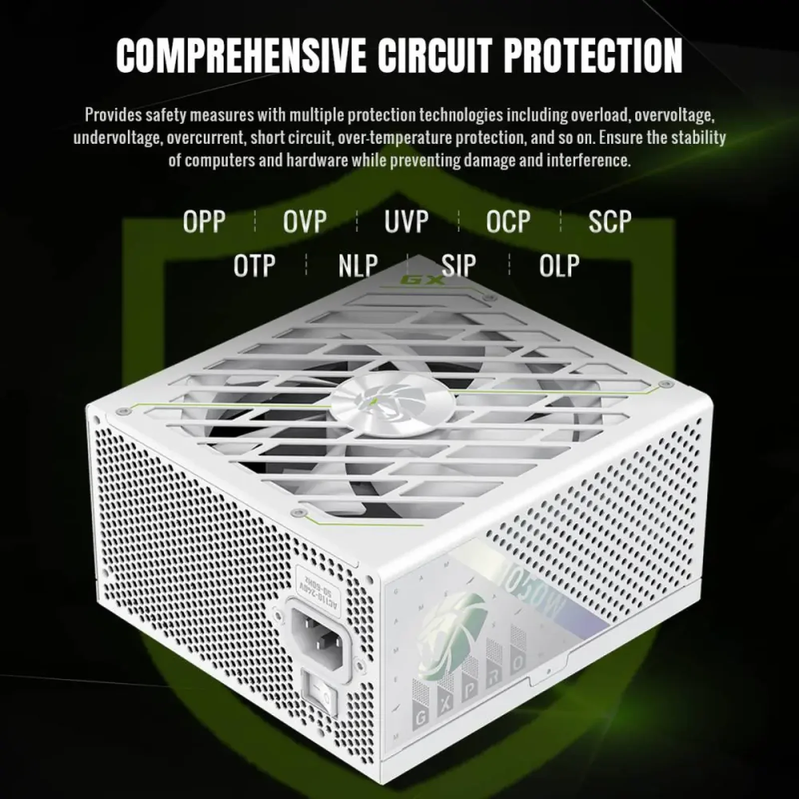 Блок живлення GameMax GX PRO 1050G WH UA