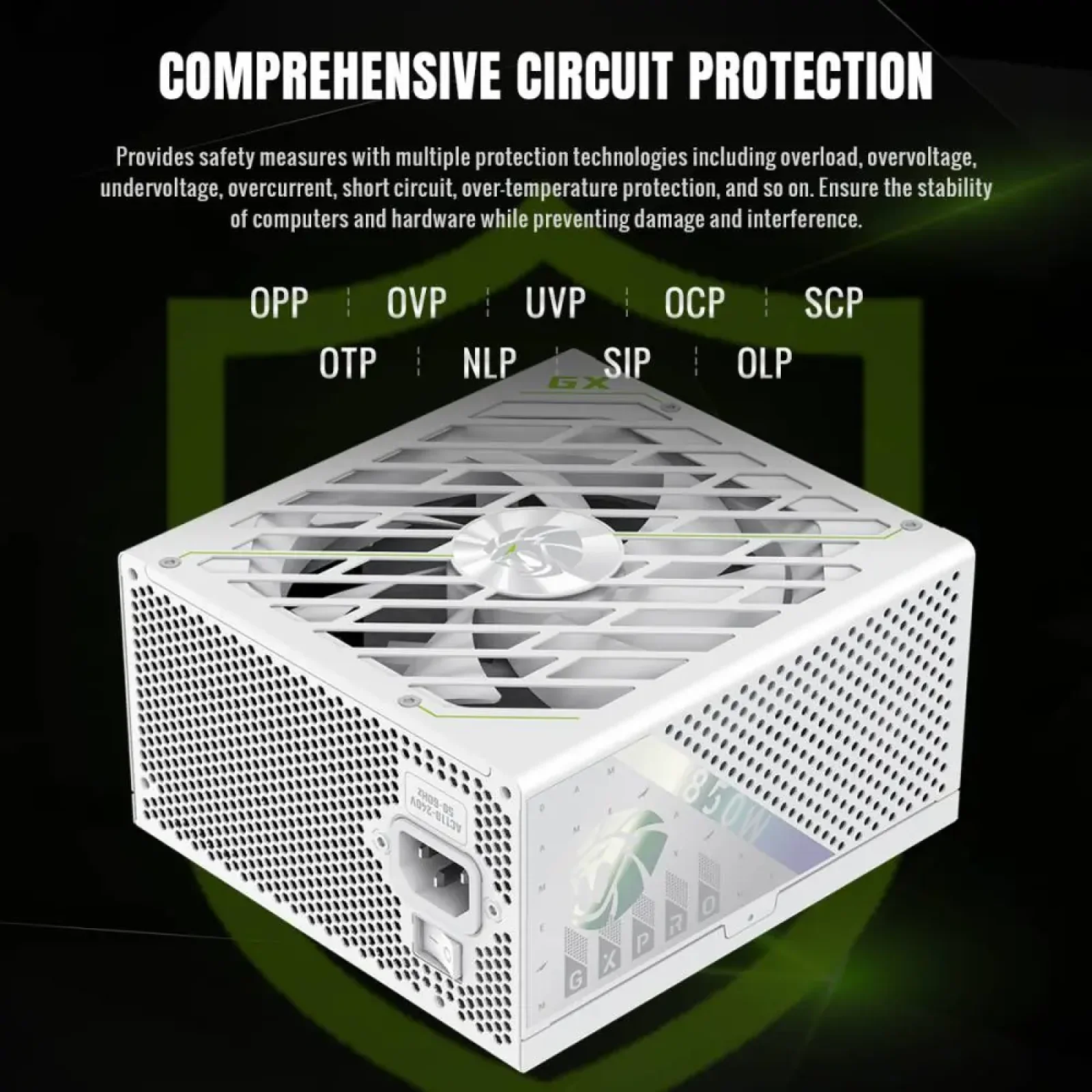 Блок живлення GameMax GX PRO 850G WH UA