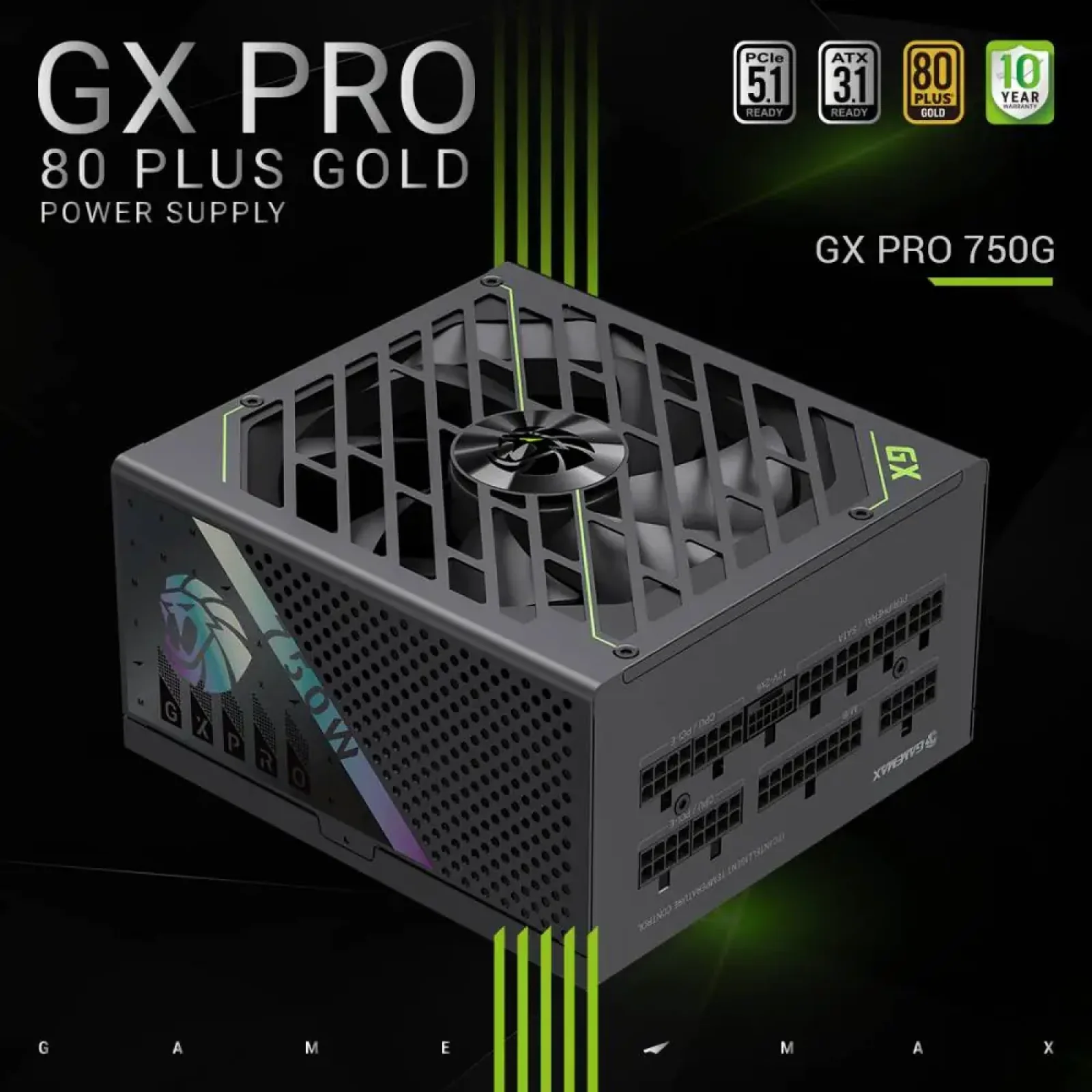 Блок живлення GameMax GX PRO 750G UA