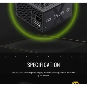 Блок питания GAMEMAX GX 850GF UA