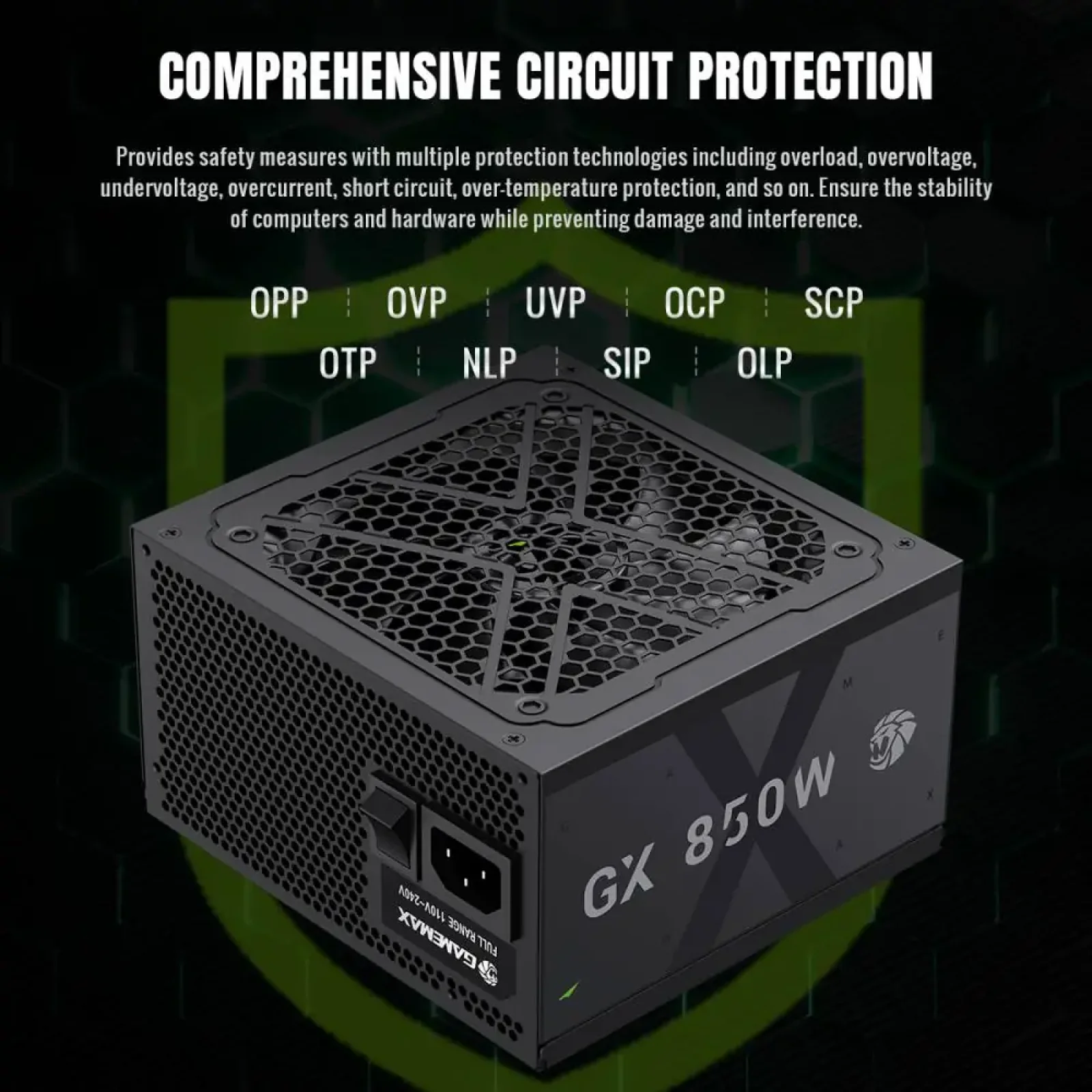 Блок живлення GAMEMAX GX 850GF UA