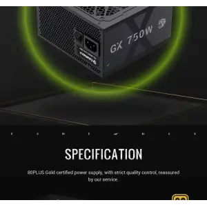 Блок живлення GameMax GX 750GF UA