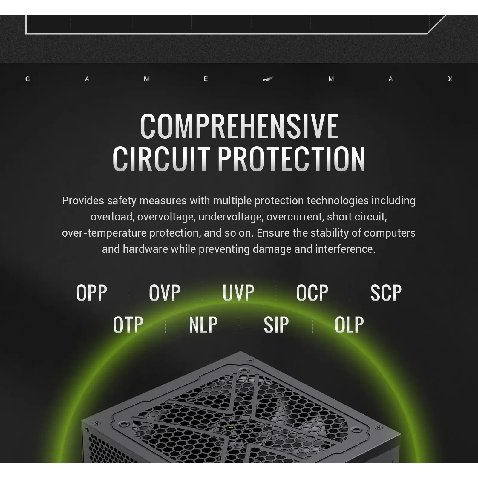 Блок питания GameMax GX 750GF UA