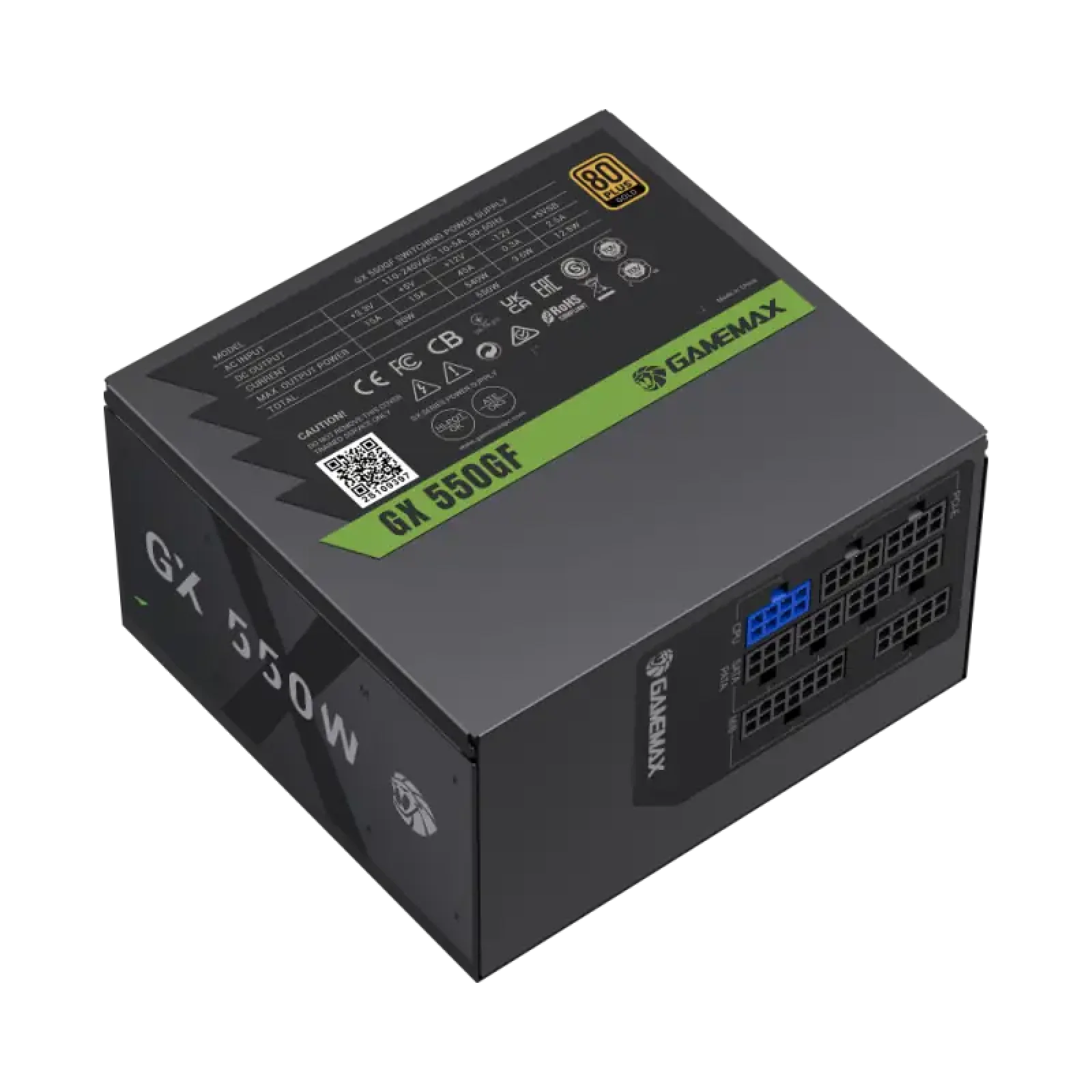 Блок питания GAMEMAX GX 550GF UA