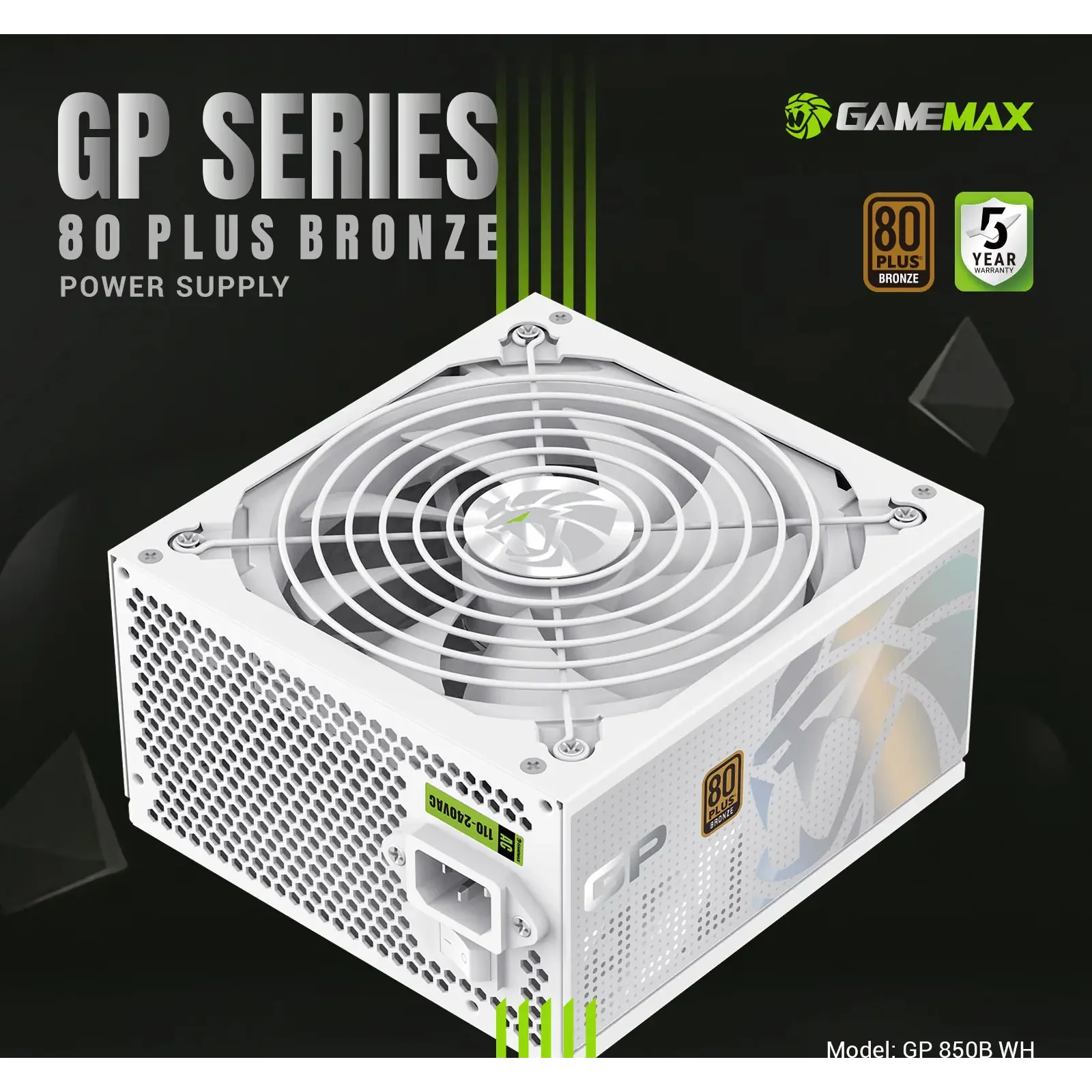 Блок питания GAMEMAX GP 850B WH UA