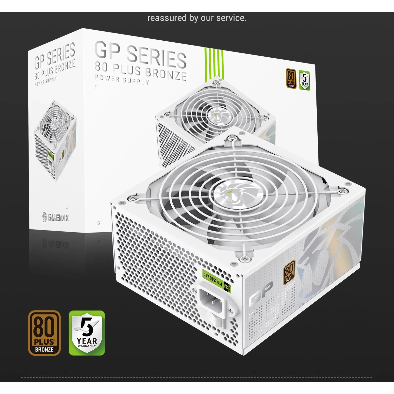 Блок питания GAMEMAX GP 850B WH UA