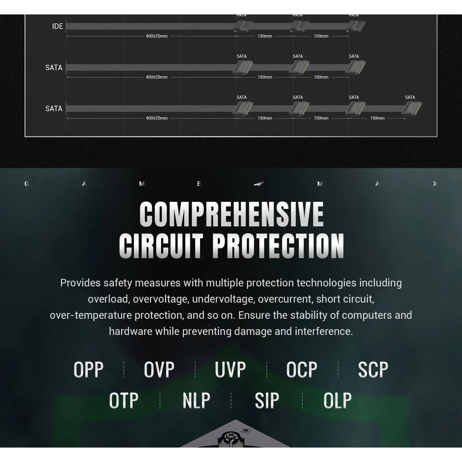 Блок питания GameMax GP 750B UA
