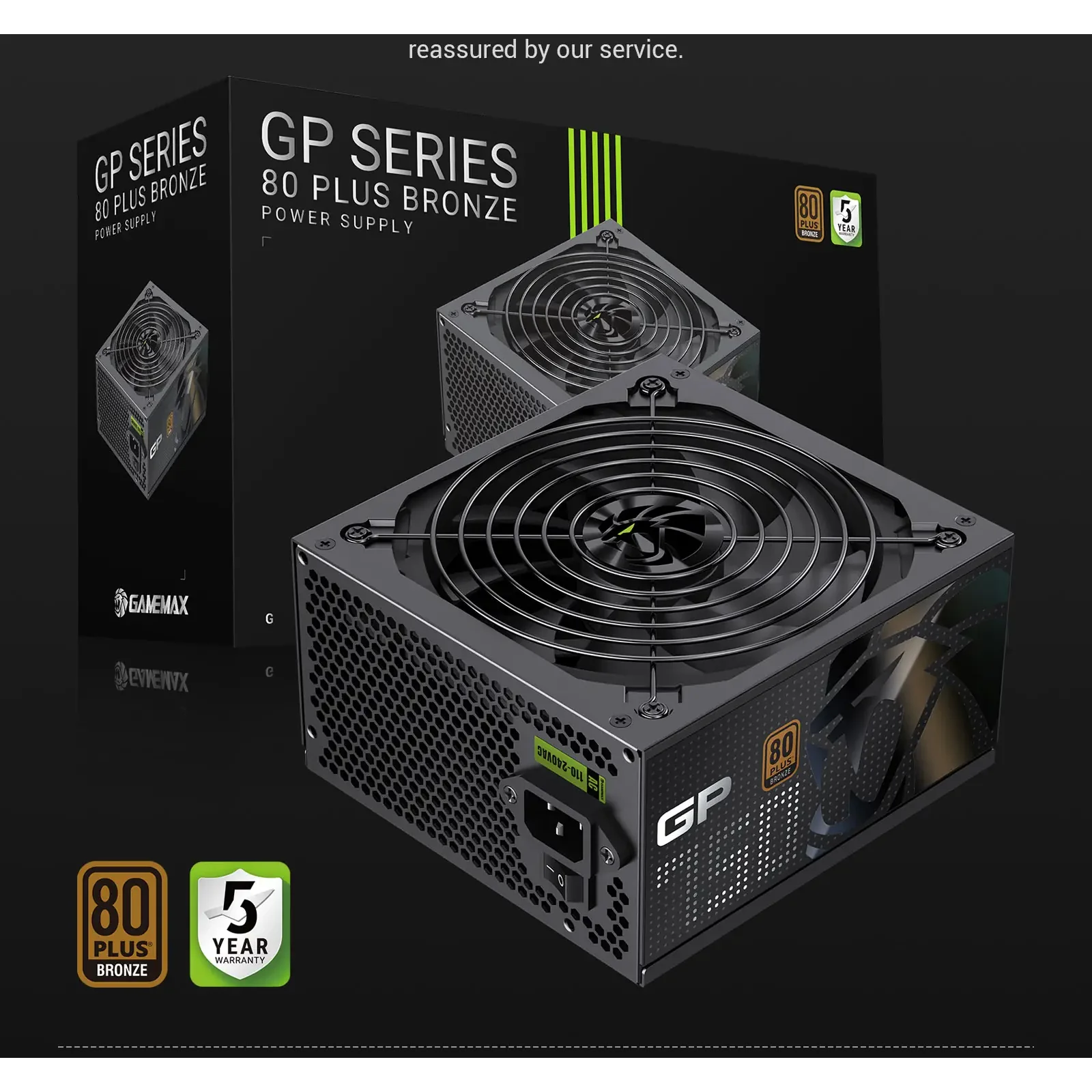 Блок питания GameMax GP 750B UA