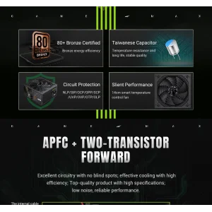 Блок питания GAMEMAX GP 650B UA