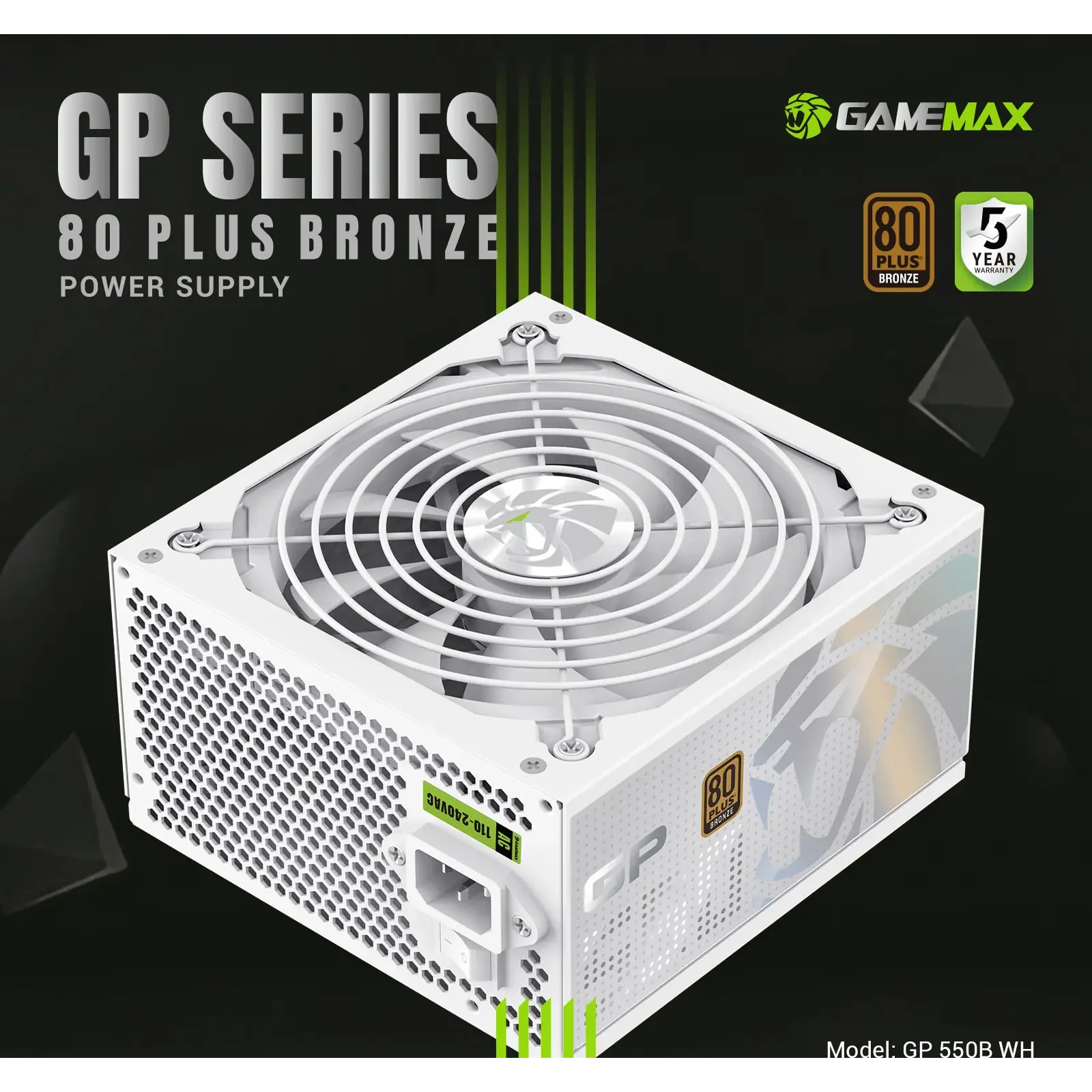 Блок питания GAMEMAX GP 550B WH UA