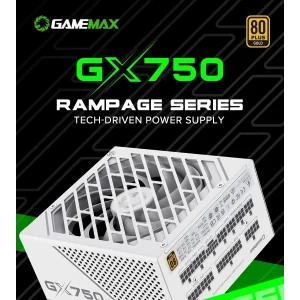 Блок питания GameMax GX-750 PRO WH (ATX3.1PCIe5.1) UA