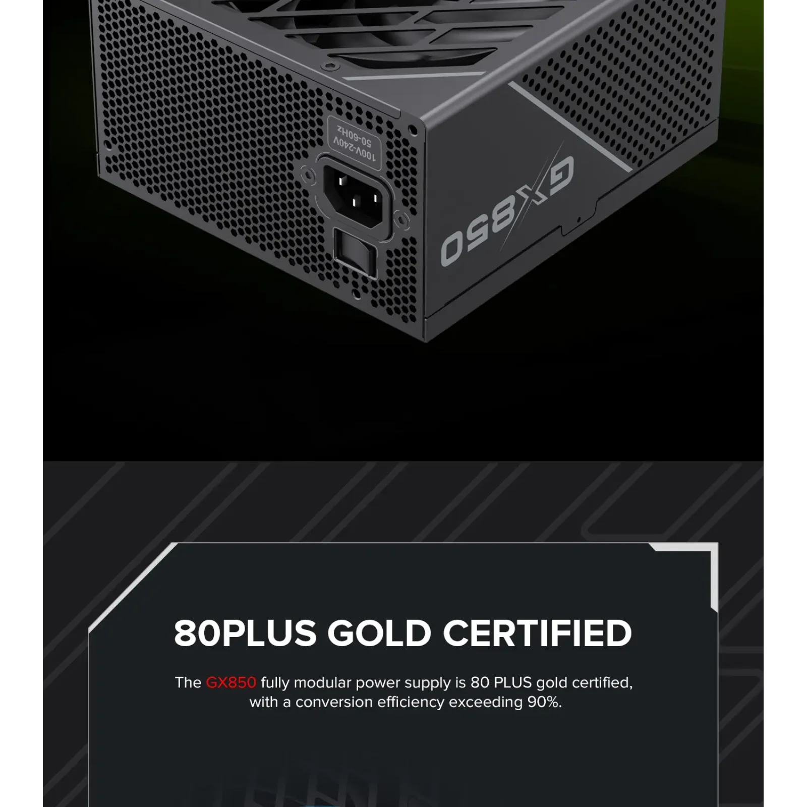 Блок питания GAMEMAX GX-850 PRO UA