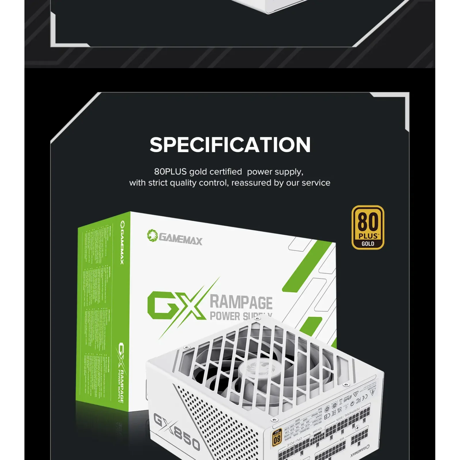 Блок живлення GAMEMAX GX-850 PRO UA