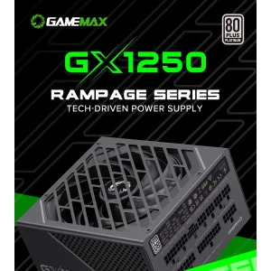 Блок живлення GameMax GX-1250 PRO BK (ATX3.1PCIe5.1) UA