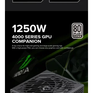 Блок живлення GameMax GX-1250 PRO BK (ATX3.1PCIe5.1) UA