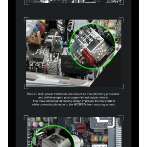 Блок живлення GameMax GX-1250 PRO BK (ATX3.1PCIe5.1) UA