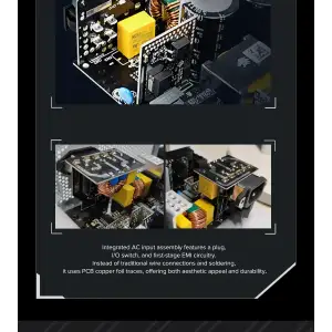 Блок живлення GameMax GX-1250 PRO BK (ATX3.1PCIe5.1) UA