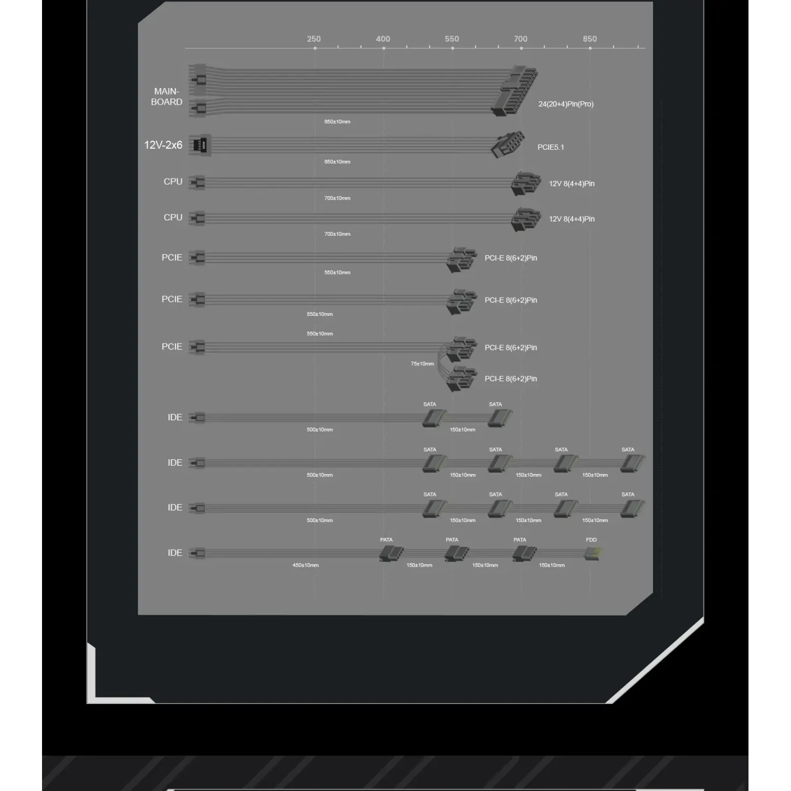 Блок живлення GameMax GX-1250 PRO BK (ATX3.1PCIe5.1) UA