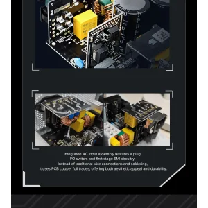 Блок живлення GameMax GX-1250 PRO WT (ATX3.1PCIe5.1) UA