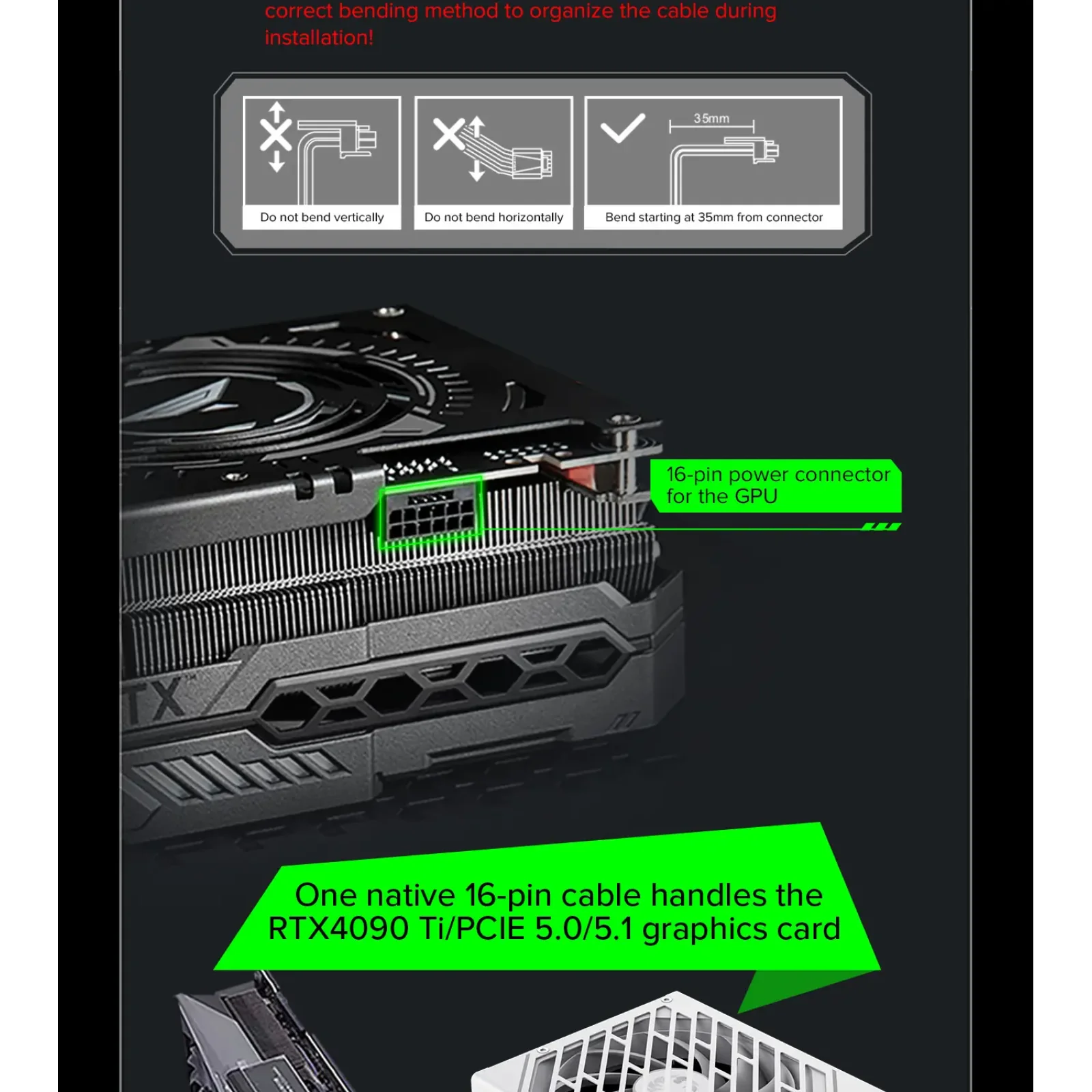 Блок живлення GameMax GX-1250 PRO WT (ATX3.1PCIe5.1) UA