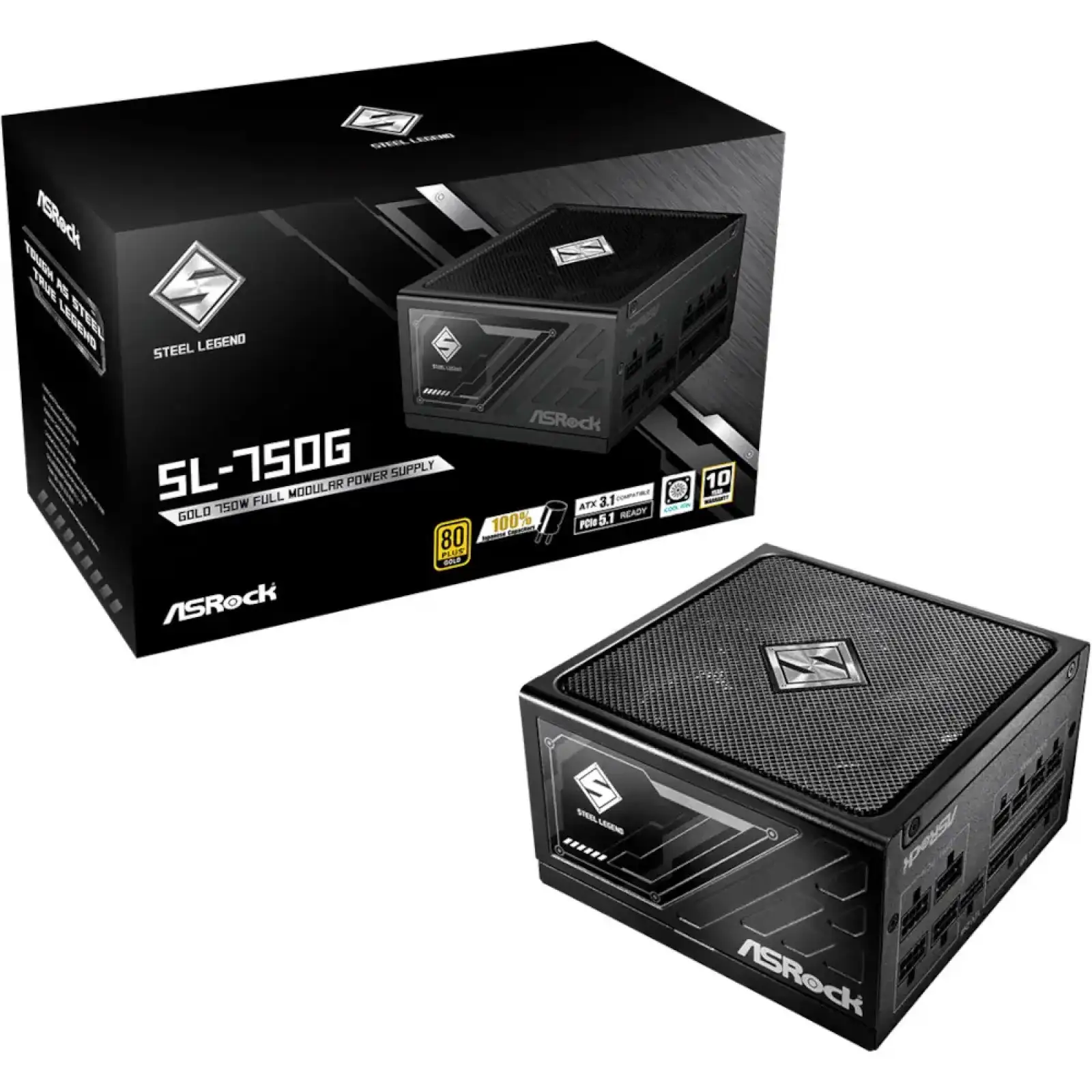 Блок живлення ASRock SteelLegend 750W SL-750G UA