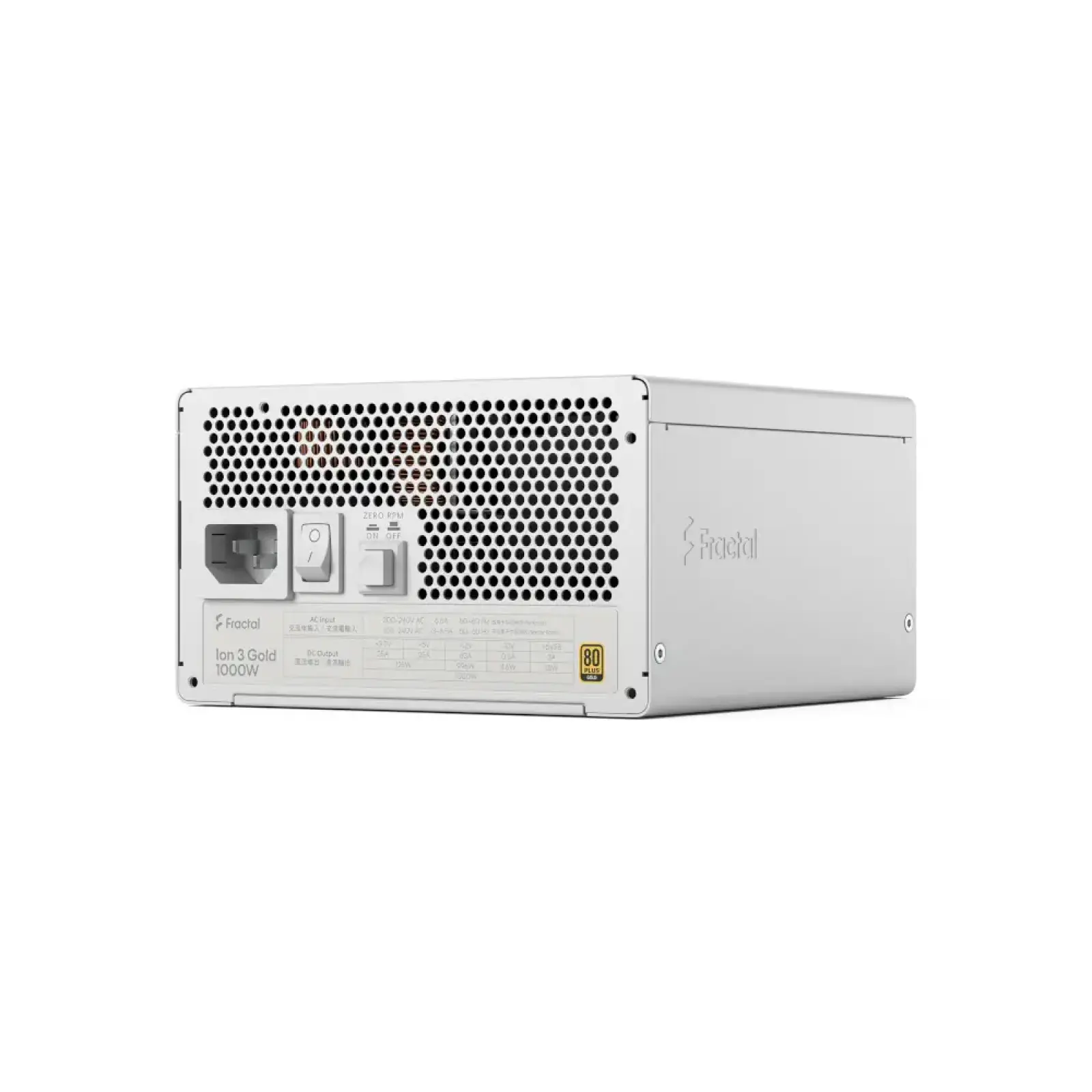Блок живлення Fractal Design Ion 3 Gold 1000W White (FD-P-IA3G-101-EU-WT) UA