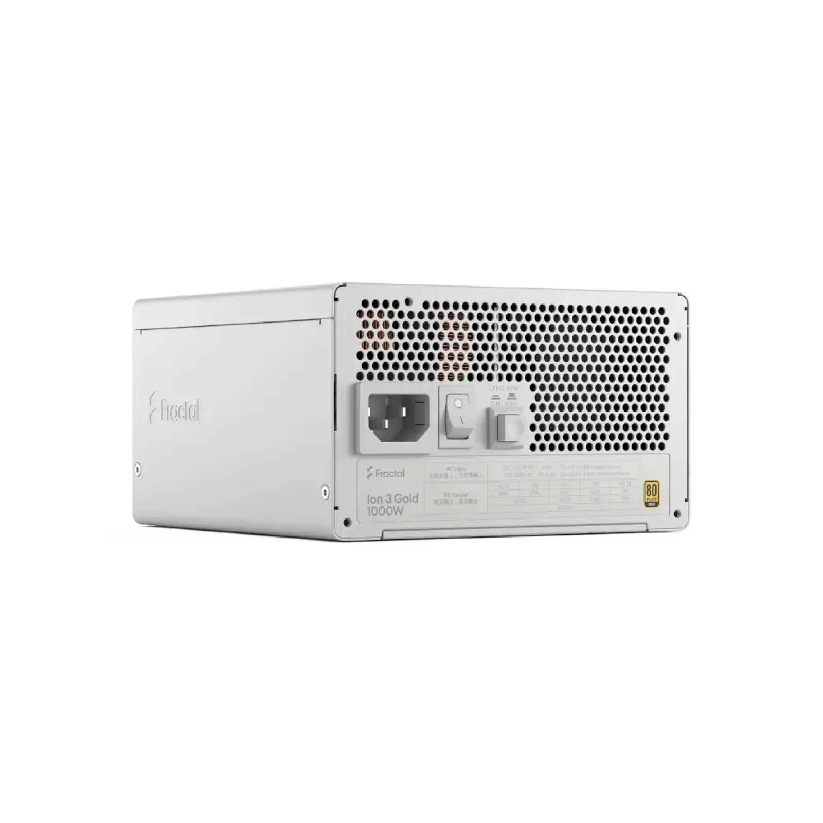 Блок живлення Fractal Design Ion 3 Gold 1000W White (FD-P-IA3G-101-EU-WT) UA