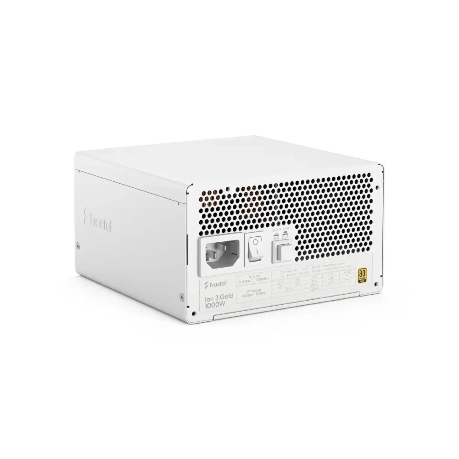 Блок живлення Fractal Design Ion 3 Gold 1000W White (FD-P-IA3G-101-EU-WT) UA