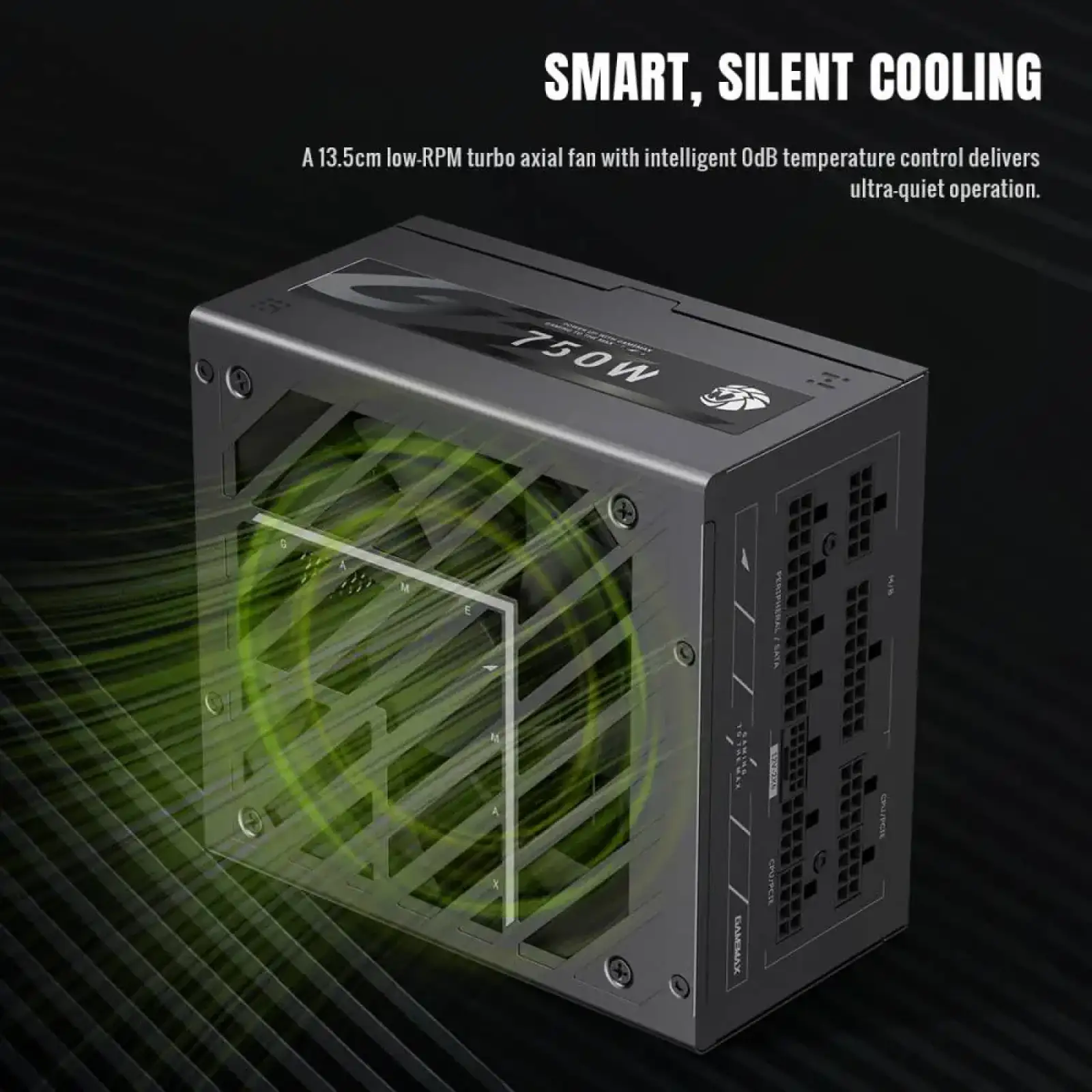 Блок живлення GameMax GZ 750G BK UA