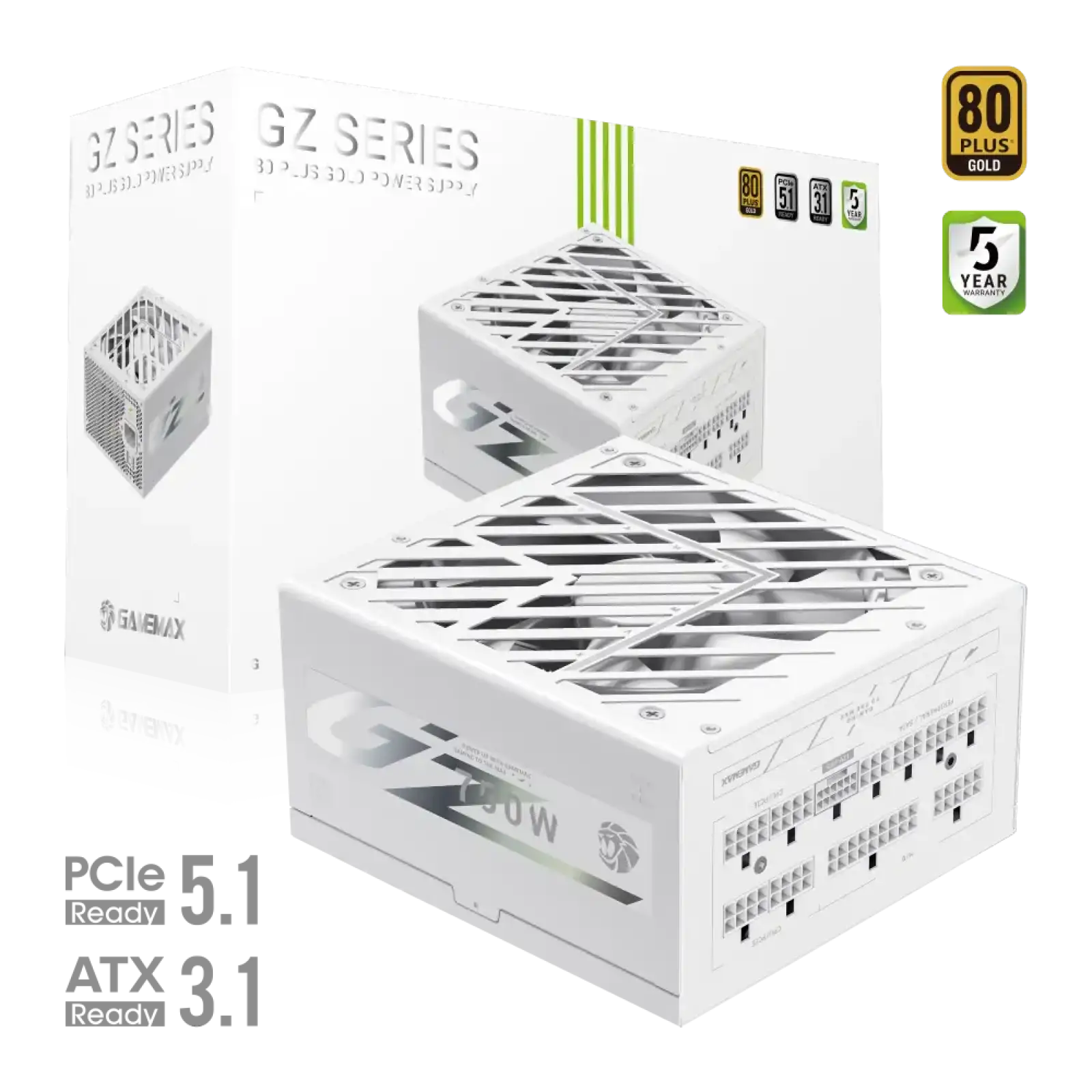 Блок живлення GameMax GZ 750G WH UA